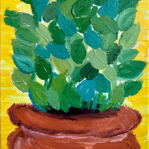 Plant Art Painting Home Decor - Picture 4 of 6